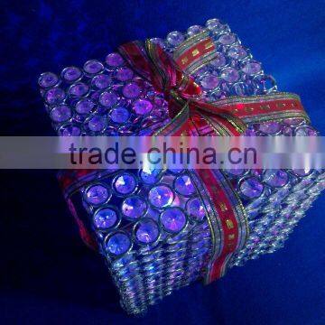 Dongguan Hot Sale Iron Box Acrylic With Outdoor Led Christmas Gift Box photo-2