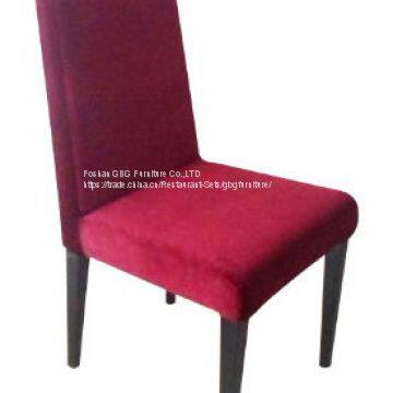 High Quality Restaurant Chair in Red Fabric photo-2