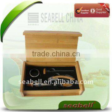 K0612-5W Bamboo Wine Accessory Gift Set