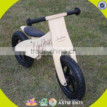 2017 New Design Baby Wooden Balance Bike Wholesale Wooden Balance Bike Log Wooden Balance Bike for Toddlers W16C156 photo-5