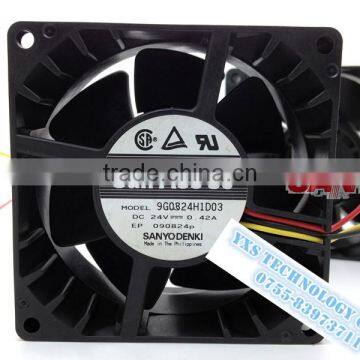 8038 8 cm 9 g0824h1d03 double frequency conversion fan 24 v 0.42 A ball