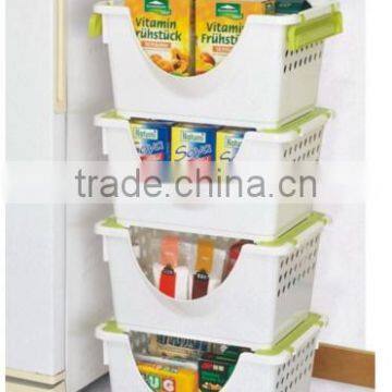 Small Plastic Stackable Basket and Storage Box photo-2
