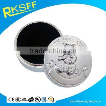 High Quality Zinc Alloy Baby Frist Tooth and Curl Box Set photo-3