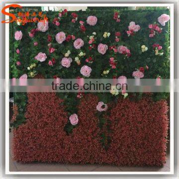 Flower Wall Wedding Backdrop l Silk Flower Wall Decoration for Wedding Decoration photo-5