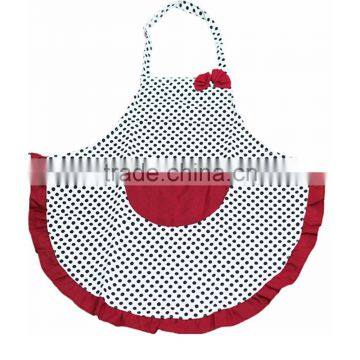 New Cute BowKnot Kitchen Restaurant Cooking Aprons With Pocket for Women photo-3