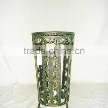 iron flower vase