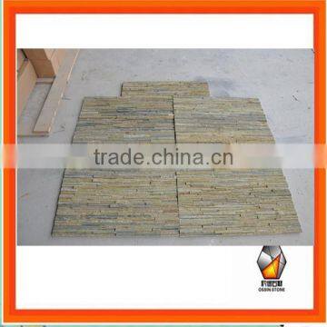 Factory Cheap Natural Slate Stone waterfall Olive Panel