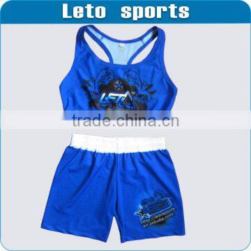 custom kid's cheerleading bra & shorts / cheerleading uniform