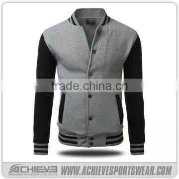 100% cotton baseball varsity jacket,cheap custom baseball varsity jackets