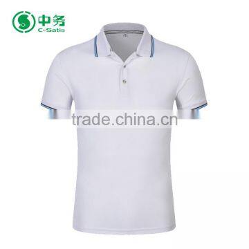 2017 New Fashion Customized Logo Dry Fit Breathable Blank Golf Polo Shirts for Men