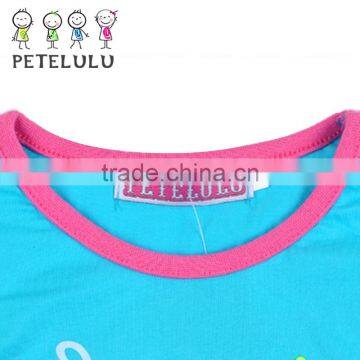 Customized Welcome Guangzhou Factory Elastic Binding Sleeves Summer Children Tshirt 3D Photo Print Girl T Shirt photo-2