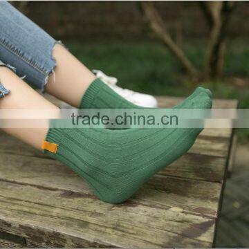 Zm21801a Pure Color Wholesale Women Winter Socks photo-4