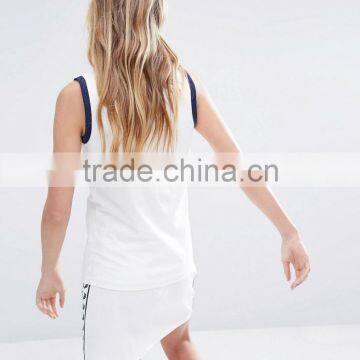 Custom Women Sleeveless New 2016 Fashion Casual Sleeveless Shirts photo-2