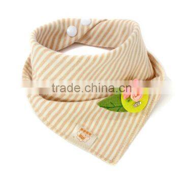 S33341W Cotton Towel New Baby Bib Bandana Baby Girls Fancy Flower Bib photo-4