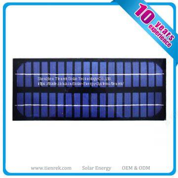 portable 5W solar panel multi-functional car battery charger
