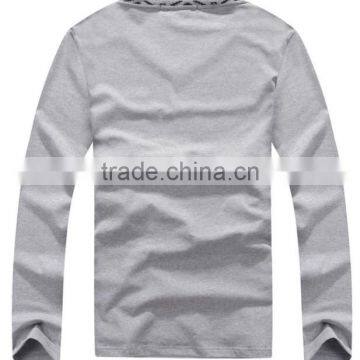 Men's Long Sleeve V-neck Fashion R0019 photo-3