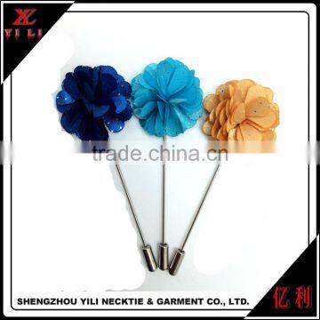 Flower Men Suit Lapel Pin For Wedding Prom Party Groomsman Brooches photo-3