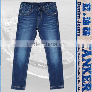 Deep Indigo Baby Kids Boys Girls Handcraft Pants Trousers Jeans photo-2