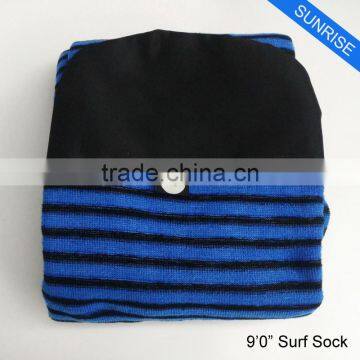 Surfboard Sock Pattern Surfboard Stretch Cover Blue and Black Strap Board Sock