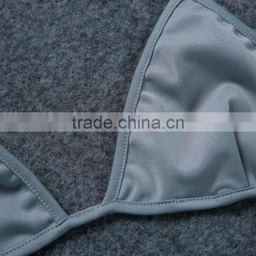 M1222 Runwaylover 2016 Ladies Gray Polyester Split Swimsuit Bikini photo-4