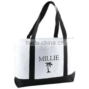 Boat Nylon Tote Bag - Features Self-fabric Handles, a Front Pocket and Comes With Your Logo. photo-2