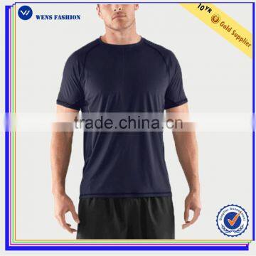 Wholesale Mens Raglan Sleeve Sports Tee Workout Fitness Muscle Bodybuilding Gym T-Shirt