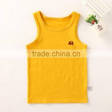 Wholesale Kids Cotton Vest Custom Print Baby Sleeveless Top photo-2