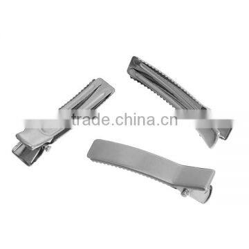 Wholesale Silver Tone Iron Based Alloy Hair Clips Findings For DIY photo-3