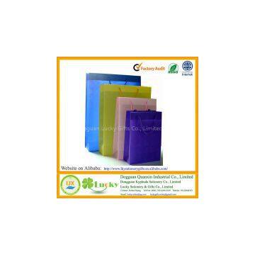 Colored Plastic PP Hanging Bag for Packaging, Promotion, Gifts