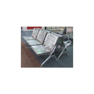 Metal Shine Silver Hospital Waiting Chair photo-2