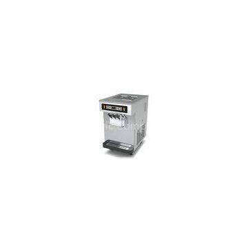 Automatic Frozen Yogurt Making Machine, Table Top Soft Serve Ice Cream Maker With 3 Flavor 35 Liters