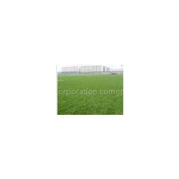 Bicolor Field Football Artificial Grass Soccer 50mm , Yarn Count 9800Dtex