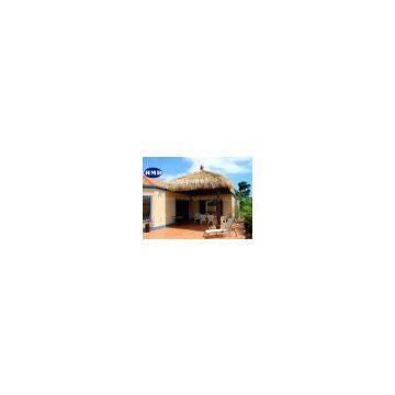 artificial straw thatch - synthetic palm thatch for housetop decoration