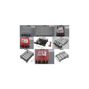 RC Luggage Roof Tray with LED Light for 1/10 RC4WD Car