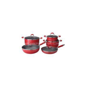 Sell 10 Pieces Pressed Aluminum Cookware Set