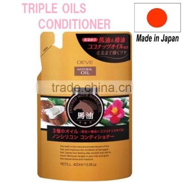 Japan Horse oil & Coconut oil & Camellia oil Hair Conditioner 400ml Wholesale