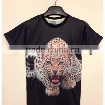 custom 100% polyester t shirt printing wholesale 3d sublimation printed t-shirt