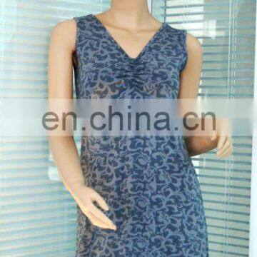 cotton and bamboo women one-piece dress