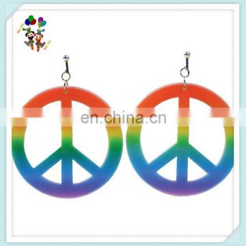 Rainbow Colours Hippie Party Costume Jewelry Earrings HPC-1859