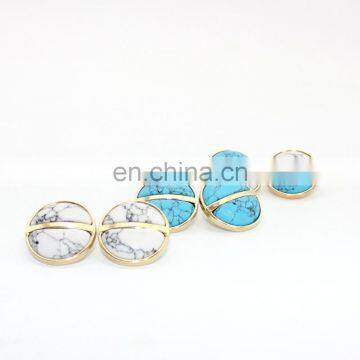 Turquoise Stud Earrings photo-2