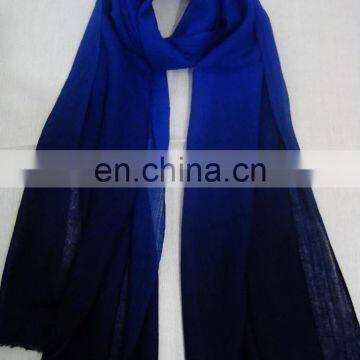 Ombre Silk Pashmina Wool Shawl photo-4