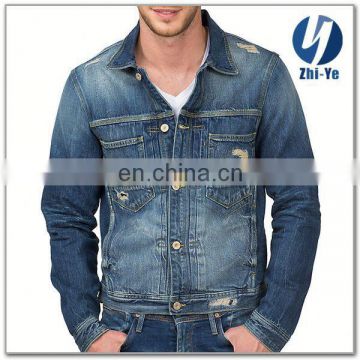 brand new latest fashion design men's denim jacket