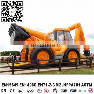 New design inflatable digger Bounce castle Engineer Truck combo Excavator jumping for sale