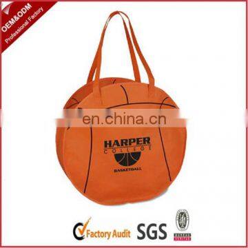 Stylish novel ball shape non woven bag for football fans