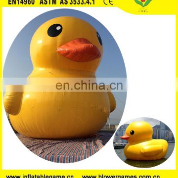 Custom your own cartoon 14M high yellow duck giant Inflatable Characters