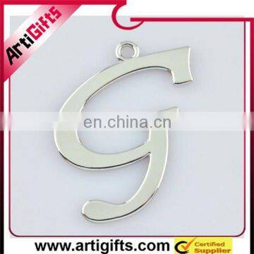 metal letter pendants charms cheap