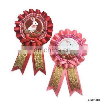 Disney Factory Handmade Fancy Decorative Fabric Flowers For Dresses, Ribbon Rosette Flower