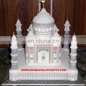 White Marble Taj Mahal Replica