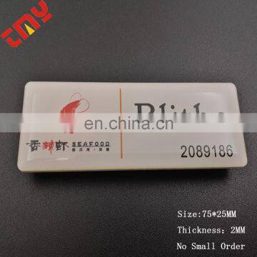 China Factory Wholesale Plastic Name Badge With Magnet Pin photo-2