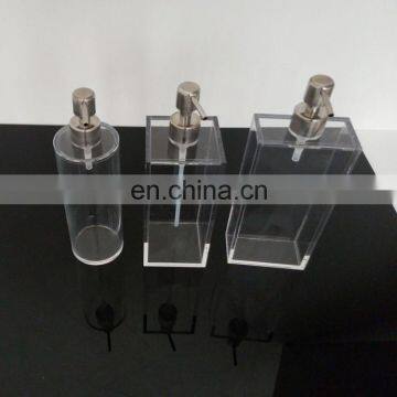 OEM custom design acrylic plastic high standard Perfume bottles of cosmetics packing a spray bottle